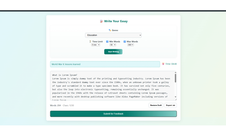 Essay App Image 2